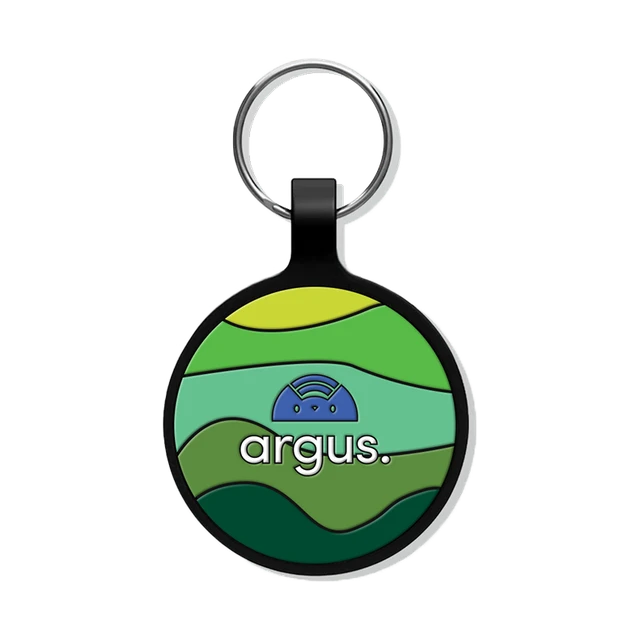 Silicone Silent Alpine Waves Argus smart pet ID tag