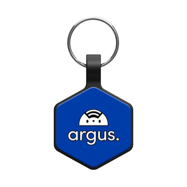 Silicone Silent Blue Argus smart pet ID tag