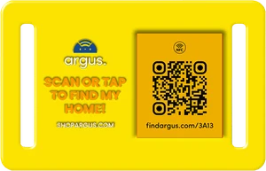 Collar-Side Yellow-Orange Argus tag
