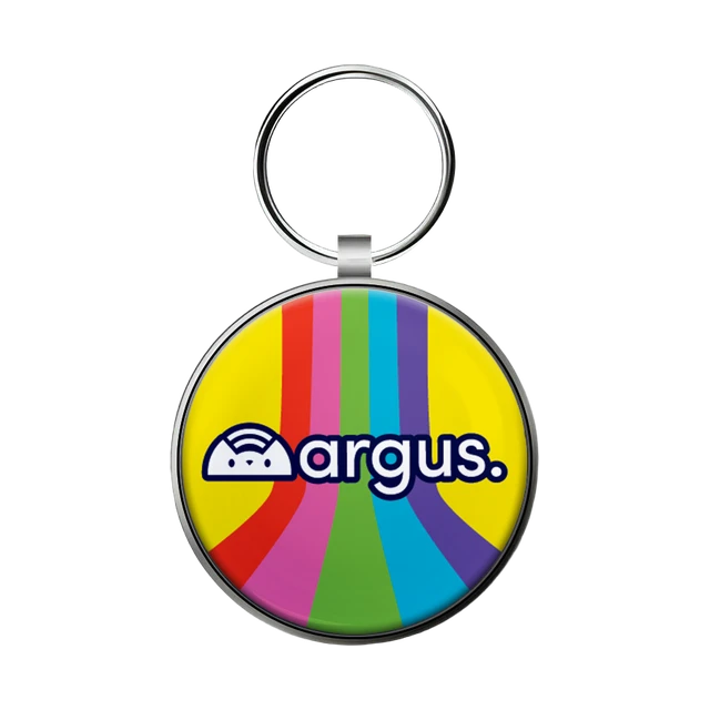 Metal Edge Colorfall Yellow Argus smart pet ID tag