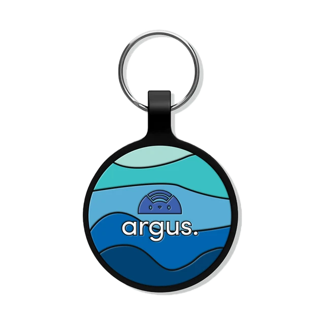 Silicone Silent Ocean Ripple Argus smart pet ID tag