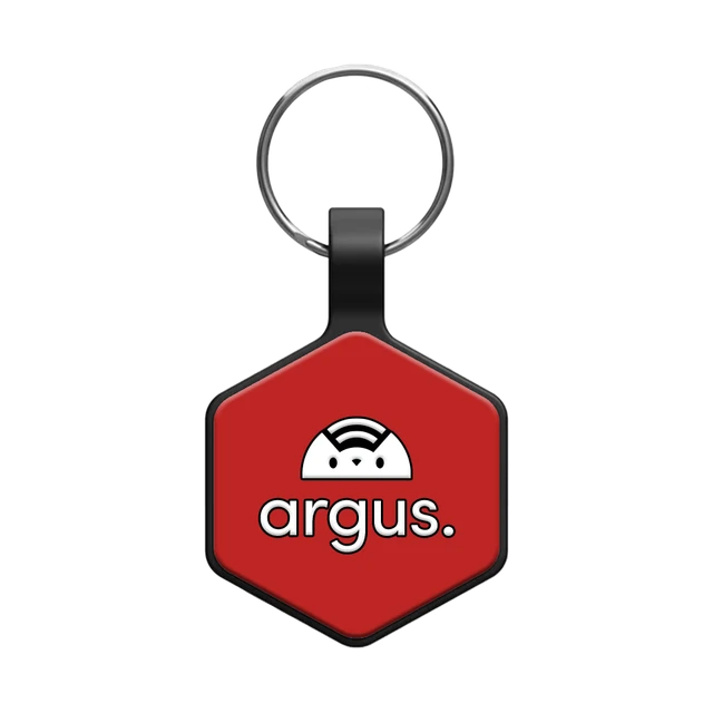 Silicone Silent Red Argus smart pet ID tag